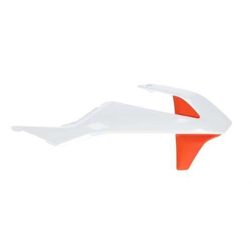ACERBIS RADIATOR SHROUDS KTM SX 50 16-23 WHITE ORANGE