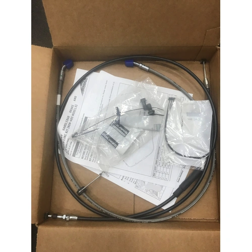 OEM CLUTCH CABLE + NON-ABS BRAKE LINE KIT SCOUT BOBBER  FOR ACCESSORY HANDLE BARS 2883406 - SKU:2883406