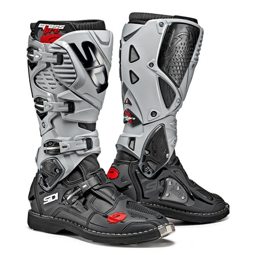 Sidi Crossfire 3 MX Boots - Black/Ash - 42 - SKU:3105326