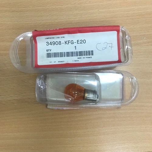 CB300/CBR300/VFR800 /CB1300 OEM ORANGE INDICATOR BULB,(12V21W) 34908KFGE20 - SKU:34908KFGE20