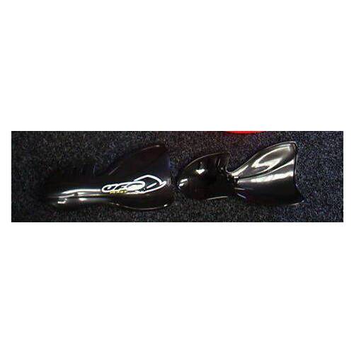 UFO Honda Hand Guards CR125/250 2004-2007 - Black