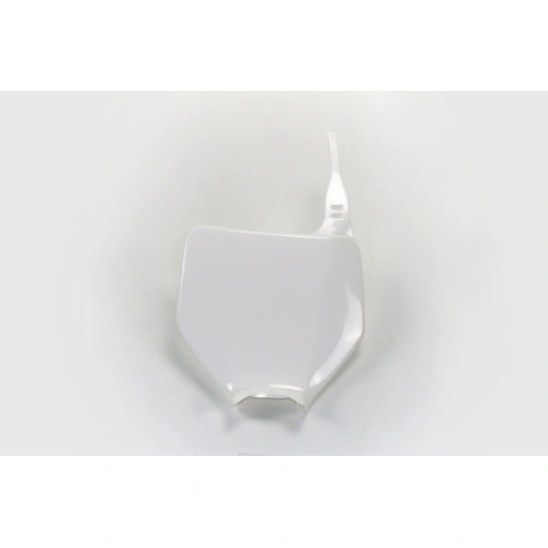 UFO Kawasaki Front Number Plate KX125/KX250 2003-2004 - White - SKU:3740047