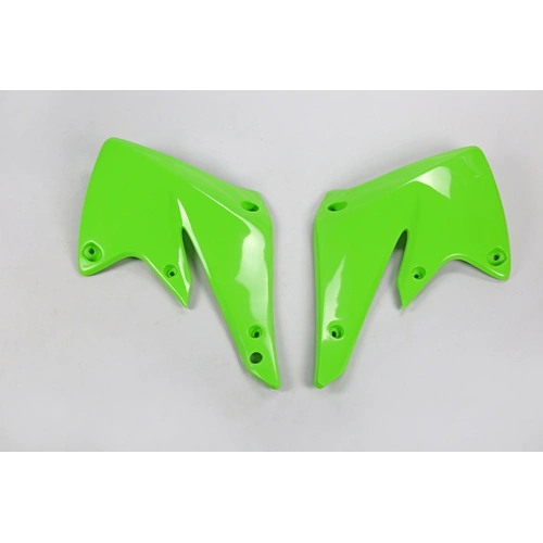 UFO Radiator Shrouds - Kawasaki - KX250F 04-05 - Green