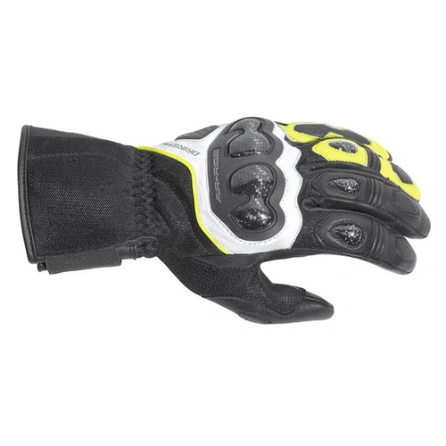 Dri Rider Air-Ride Gloves - Black/White/Yellow - M - SKU:4005739