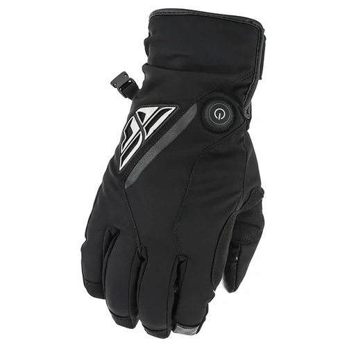 Fly Racing Title Heated MX Gloves - Black - XS - SKU:4007568