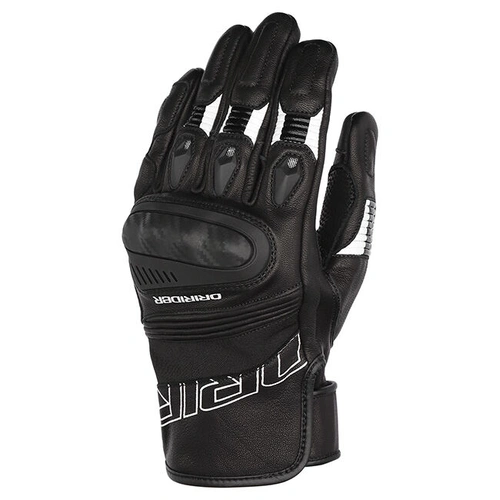 Dri Rider Torque Short Cuff Womens Gloves - Black/White - S - SKU:4007795