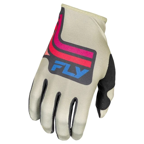 Fly Racing 2025 Lite Vice MX Gloves - Grey/Pink/Coral - 2XL - SKU:4008478