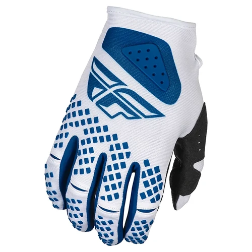 Fly Racing 2025 Kinetic Center MX Gloves - Dark Blue/White - 2XL - SKU:4008545
