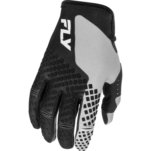 Fly Racing 2026 Youth Kinetic MX Gloves - Black/Grey - YM - SKU:4008900