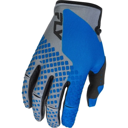Fly Racing 2026 Youth Kinetic MX Gloves - Blue/Grey/Black
