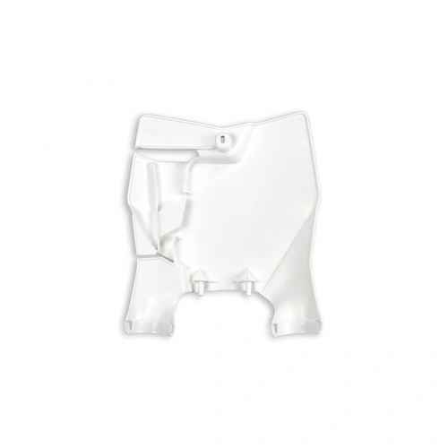 UFO Stadium Front Number Plater - KTM -STAD FRT PLT SXF250-350-450 16-22/SX125-150 16-22/SX250 17-22 - White - SKU:4080047