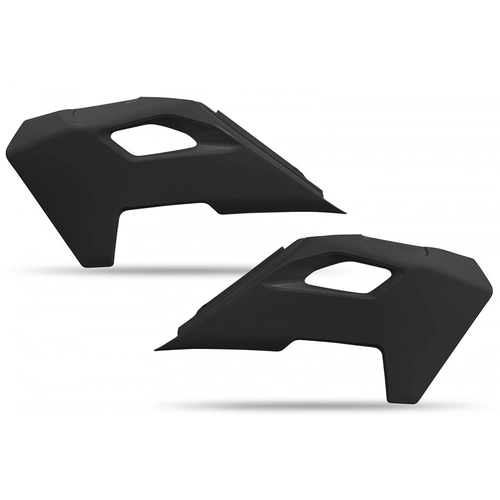 UFO Husqvarna Radiator Covers - TC125/250/TX300/FC250/350/450/FX350/450 2023 - Black