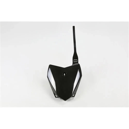 UFO Kawasaki Front No. Plate - KLX110 10-25 - Black