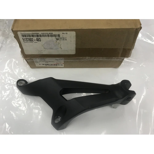 GUNNER / HAMMER / JUDGE OEM LEFT  FOOTPEG BRACKET FLAT BLACK 513782-463 - SKU:5137882463