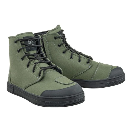 Merlin D30 Knots Canvas Riding Shoes - Olive - 7 - SKU:65-499-12