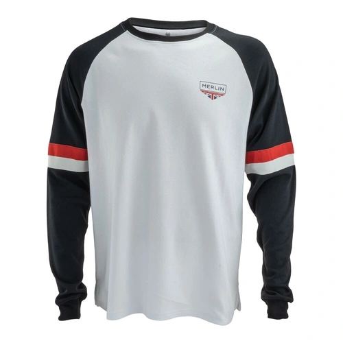 Merlin Durham L/S T-Shirt - White/Black