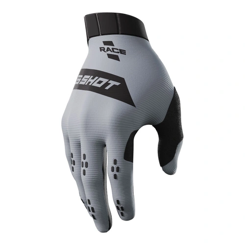 Shot Race Glove - Grey - S - SKU:66-3128-08