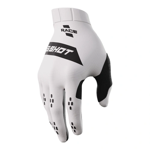 Shot Race Glove - White - S - SKU:66-3133-08
