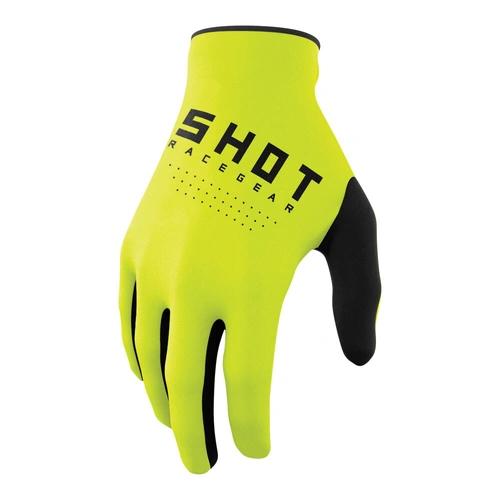 Shot Raw Glove - Neon Yellow - M - SKU:66-3137-09