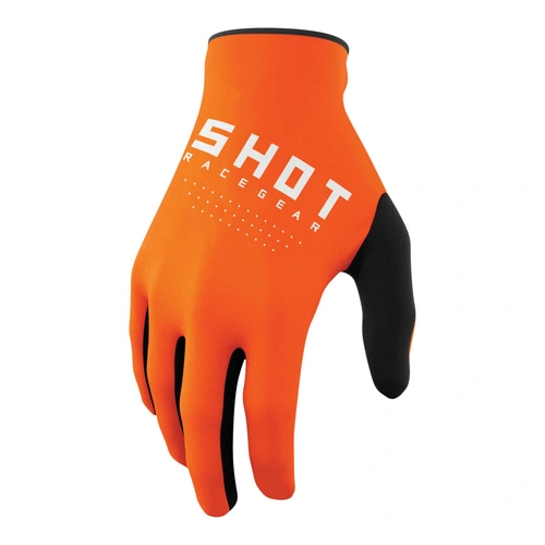Shot Youth Raw Glove - Orange - 4/5 - SKU:66-3307-21