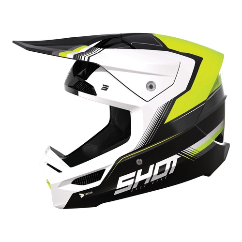 Shot Race Tracer MIPS Helmet - Gloss Neon/Yellow - M - SKU:66-3713-06