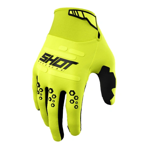 Shot Vision Glove - Neon Yellow - L - SKU:66-4143-10