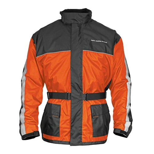 Nelson Rigg Solo Storm Rain Jacket - Hi-Vis Orange/Black