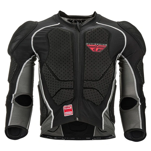 Fly Racing Barricade Armour Long Sleeve Suit - Black - M - SKU:7104678