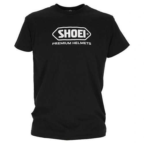 Shoei Premium Helmets Womens Logo Tee - Black - 10 - SKU:7106019