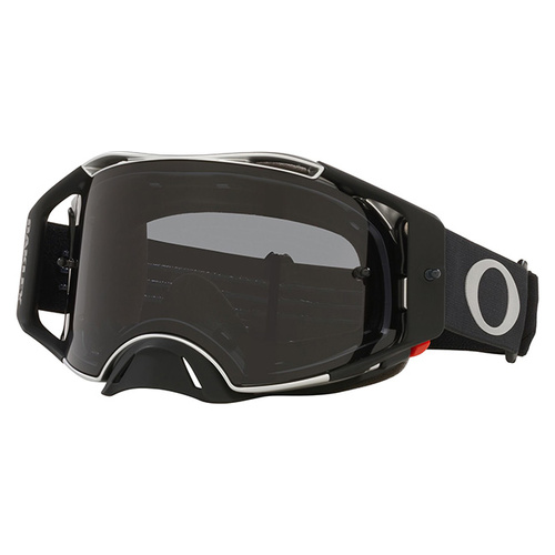 Oakley Airbrake Tuff Blocks MX Goggles - Black Gunmetal - Dark Grey Lens