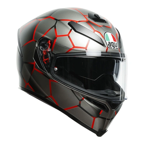 AGV K5S Vulcanum Helmet - Red - S - SKU:77-281-05