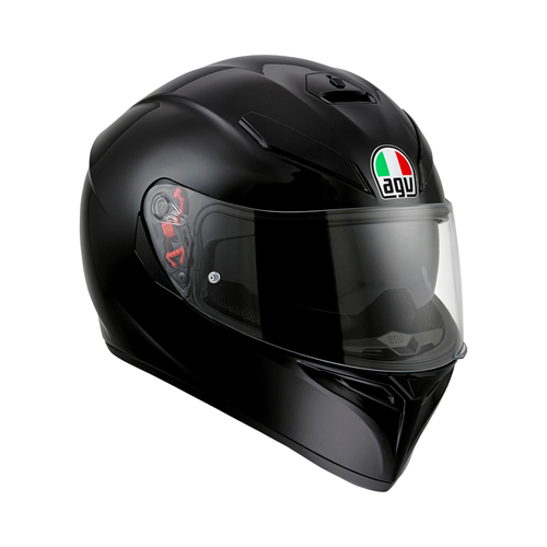 AGV K3SV Helmet - Gloss Black - S - SKU:77-353-05