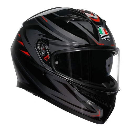 AGV K3 Syth Full Face Helmet - Black/Red