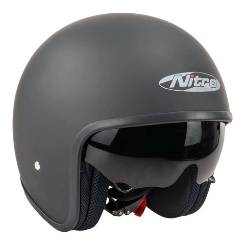 Nitro X606V Satin Helmet - Black - XS - SKU:85-110-04