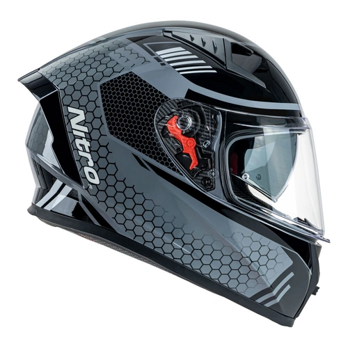Nitro N501 DVS Helmet - Black/Grey - S - SKU:85-321-05