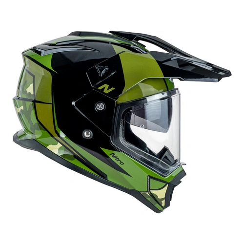 Nitro MX780 Adventure Helmet - Green Camo - S - SKU:85-607-05