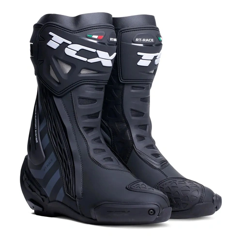 TCX RT-Race Boot - Black/Dark Grey - 42 - SKU:87-7670-242