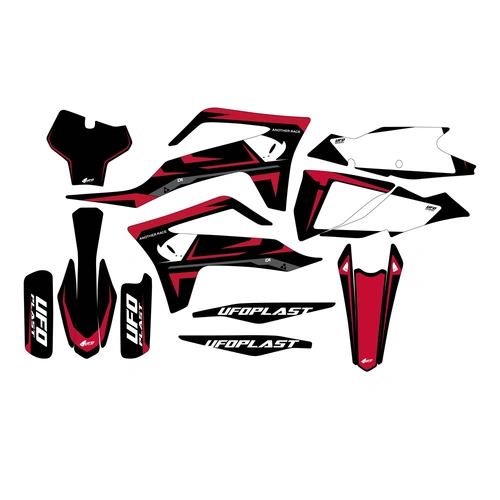 UFO Gas Gas Apodis Decals Kit - MC125-250/MC-F 250/350/450 21-23 - Black