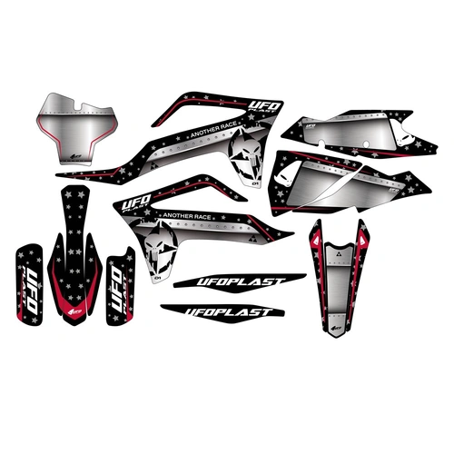 UFO Gas Gas Stardust Decals Kit - MC 125-250/MC-F 250/350/450 21-23 - Black