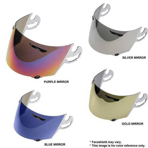 Arai SAQ Visors - Unisex - One Size - Adult - Iridium Gold - SKU:AH011370