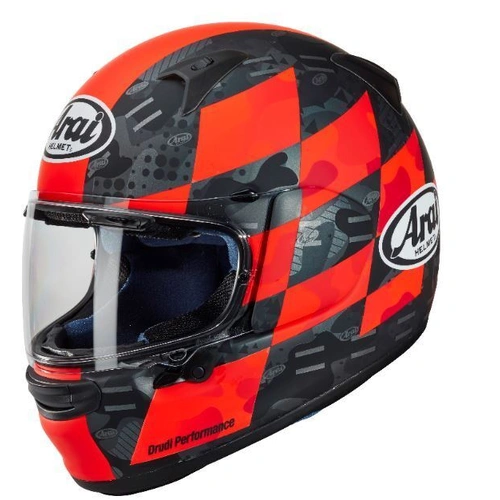 Arai Profile-V Patch Helmet - Black/Red - S - SKU:AH41PRD3