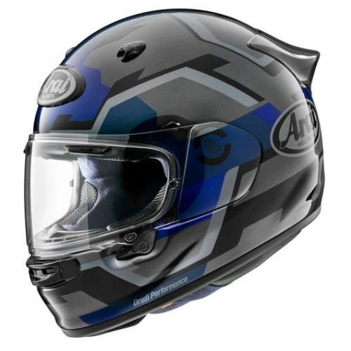 Arai Quantic Face Helmet - Blue/Grey/Black - XS - SKU:AH43FBL2