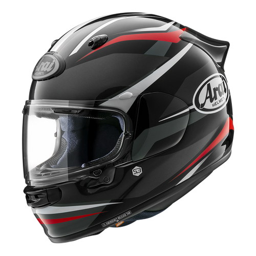 Arai Arai Quantic Ray Helmet - Black/White/Red/Grey - XS - SKU:AH43RABK2
