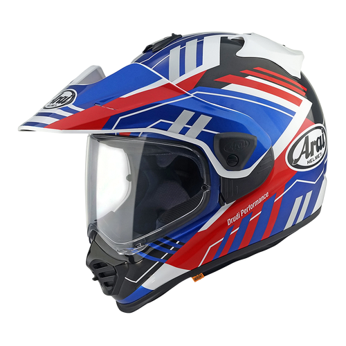 Arai Tour-X5 Trail Adventure Helmet - Blue/White/Red - M - SKU:AH46TBU4
