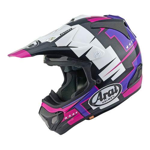 Arai MX-V Evo Battle MX Helmet - Purple