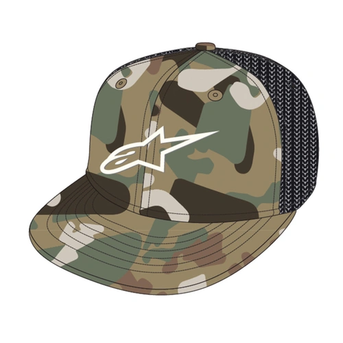 Alpinestars Corp Trucker Cap - Green Camo/Black - OS