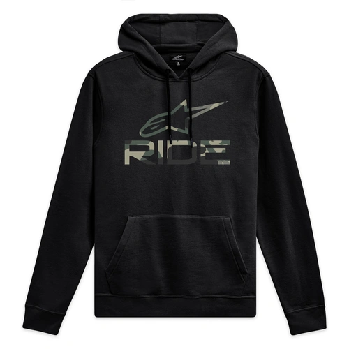 Alpinestars Ride 4.0 Camo Hoodie - Black - S - SKU:AS1451818001073