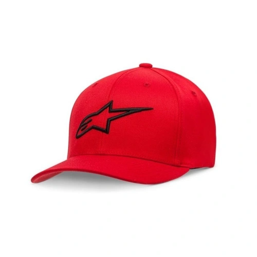 Alpinestars Ageless Curve Hat - Red/Black - L/XL - SKU:AS1781010301084