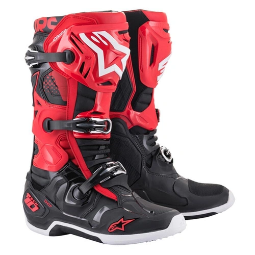 Alpinestars Tech 10 Boot - Red/Black - 08 - SKU:AS2010020003108