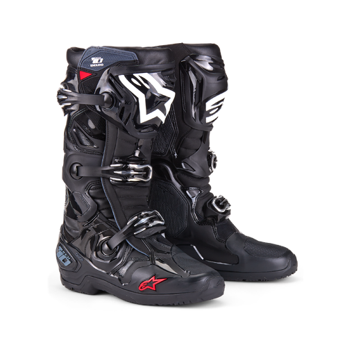 Alpinestars Tech 10 Enduro Boots  - Black - 8 - SKU:AS2010025001008